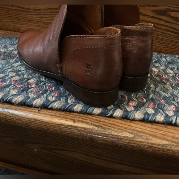Women’s Frye slip on Brown Leather Ankle Boots main image 3